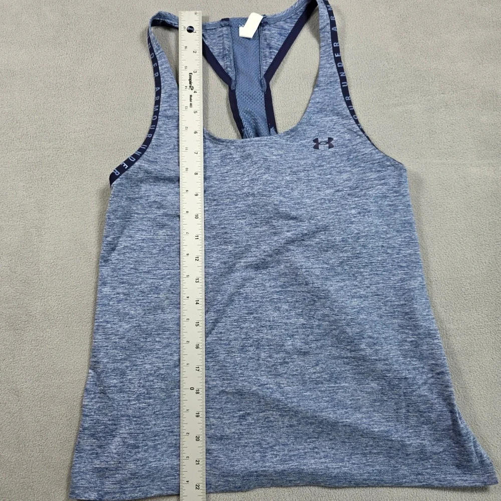 Under Armour tank top Womens Small Blue HeatGear Loose Heather